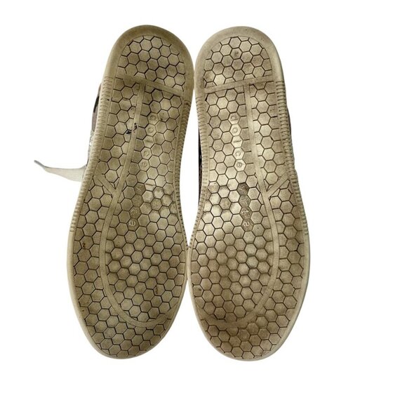 Dolce Vita Neo Embossed Snake Print Glitter Lace-Up Sneakers Womens 6.5M Pink - Picture 9 of 10